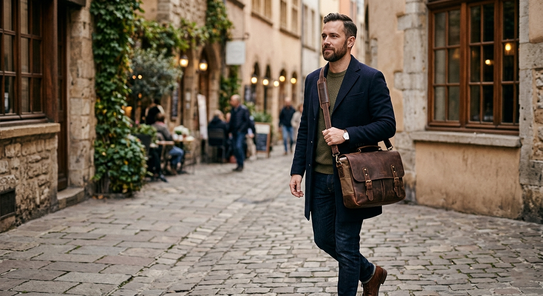 Which Men’s Shoulder Bags Combine Practicality With Timeless Design?