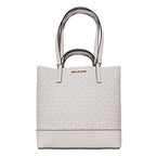 Michael Kors White Leather Tote Bag