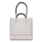 Michael Kors White Leather Tote Bag