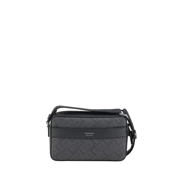 Ferragamo Black Polyethylene Shoulder Bag