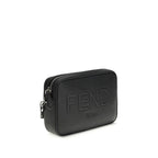 Fendi Black Cotton Shoulder Bag