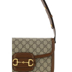 Gucci Beige Cotton Shoulder Bag