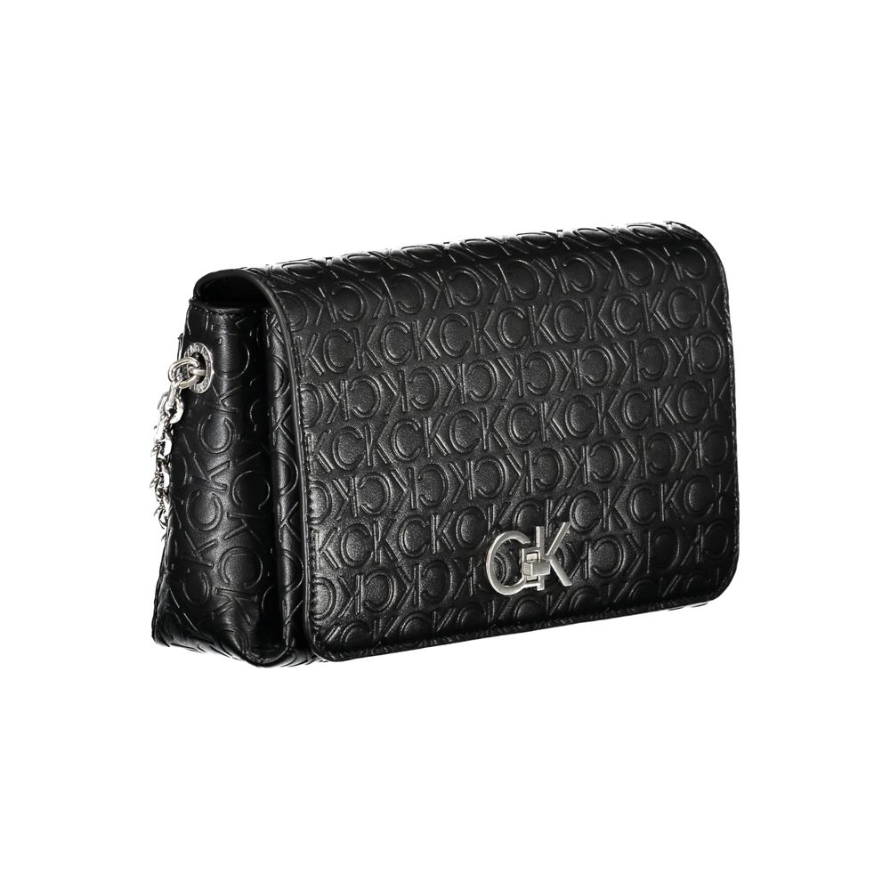 Calvin Klein Black Polyester Women's Shoulder Bag