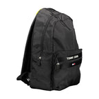 Tommy Hilfiger Black Recycled Polyester Men Backpack