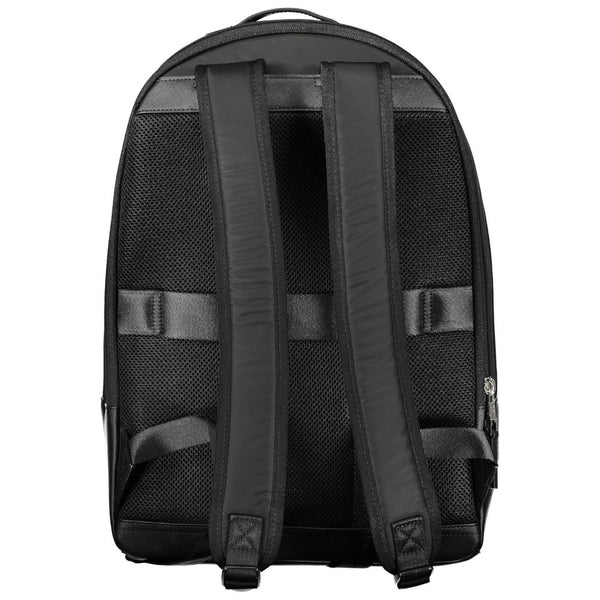 Tommy Hilfiger Black Polyester Men's Backpack