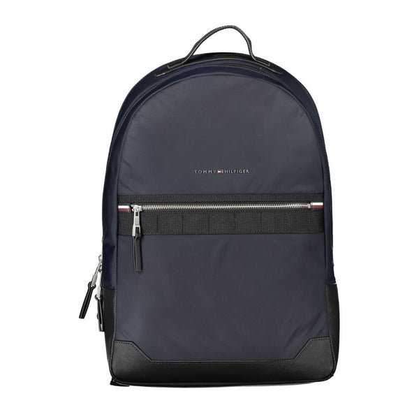 Tommy Hilfiger Blue Polyester Men Backpack