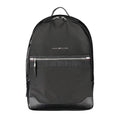 Tommy Hilfiger Black Polyester Men Backpack