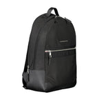 Tommy Hilfiger Black Polyester Men Backpack
