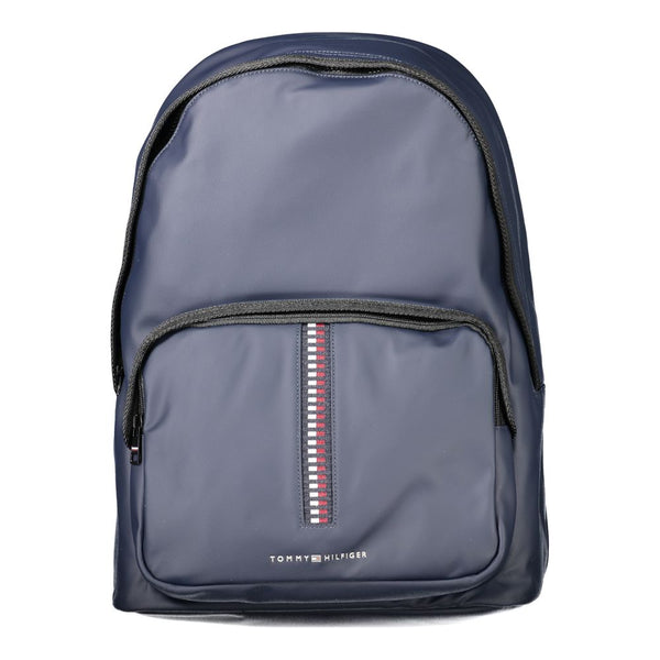 Tommy Hilfiger Blue Polyurethane Men's Backpack