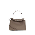 Balenciaga Gray Calf Leather Bos Taurus Shoulder Bag